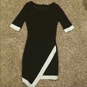 Lulu’s black and white bodycon dress